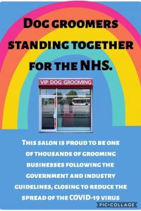 VIP Dog Grooming NHS Supporter